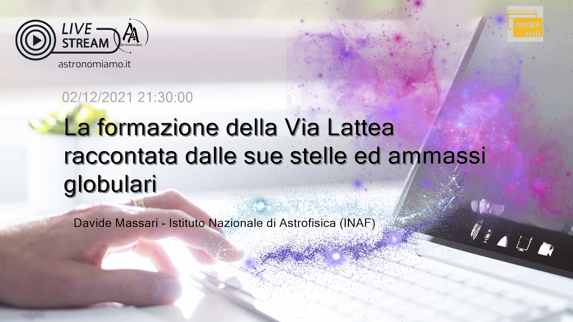 La formazione della Via Lattea raccontata dalle sue stelle ed ammassi globulari