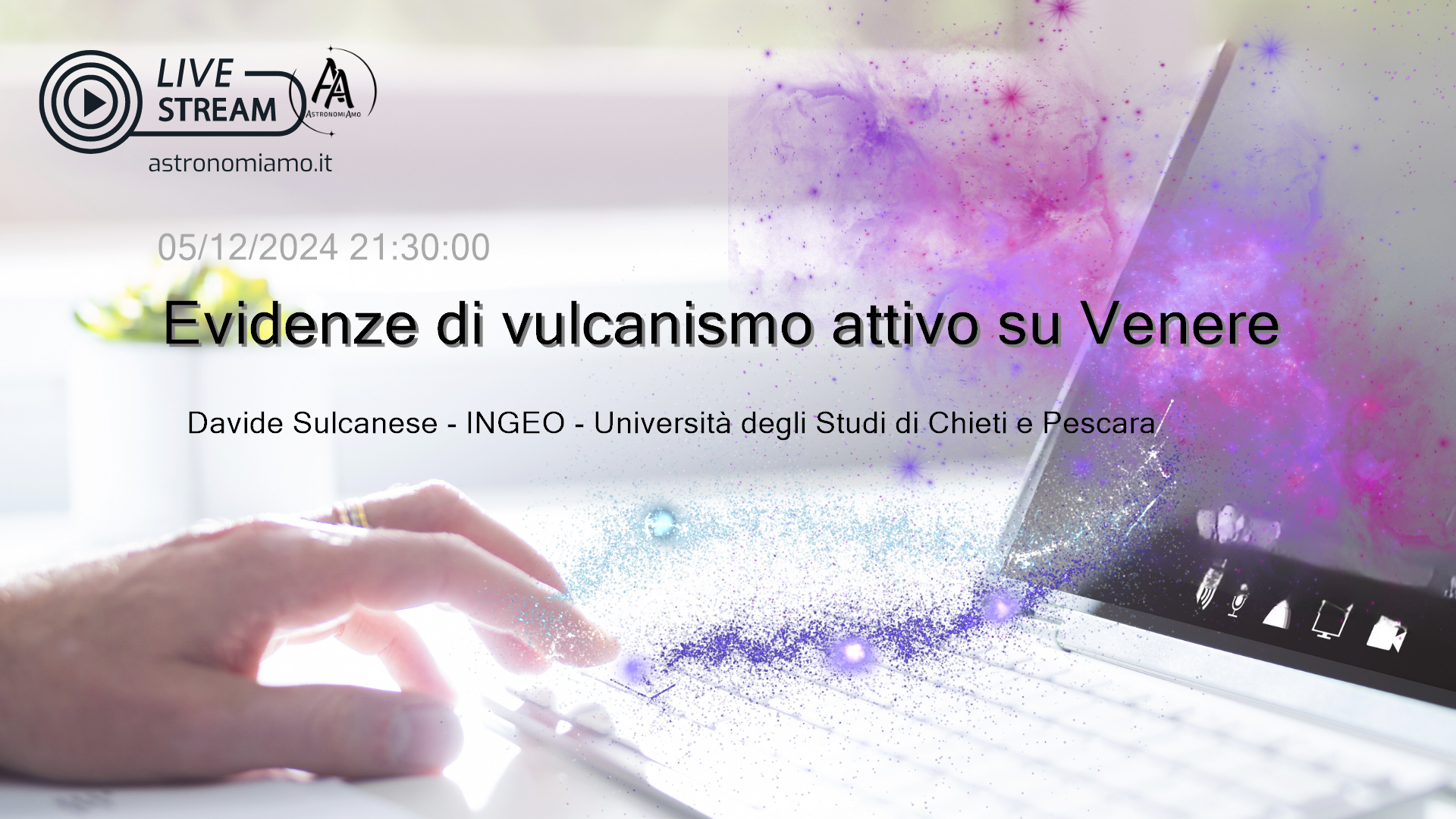 Evidenze di vulcanismo attivo su Venere