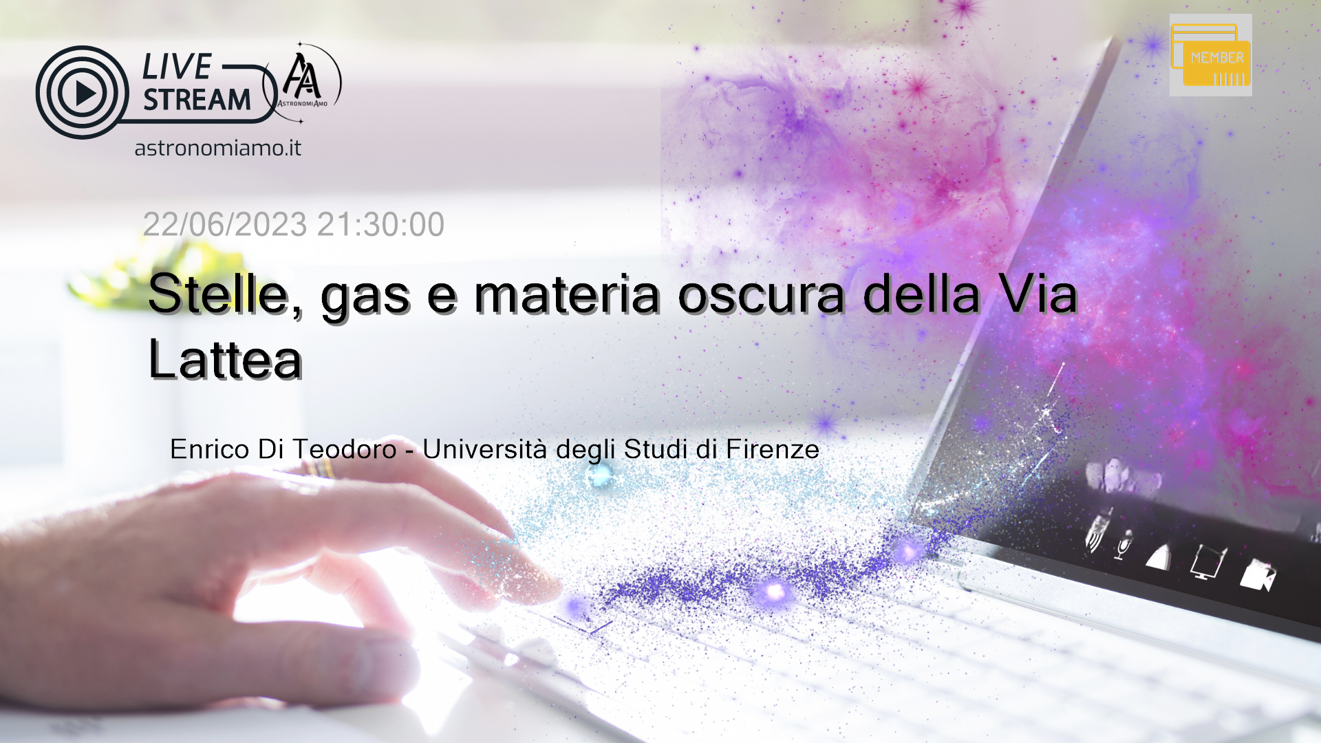 Stelle, gas e materia oscura della Via Lattea