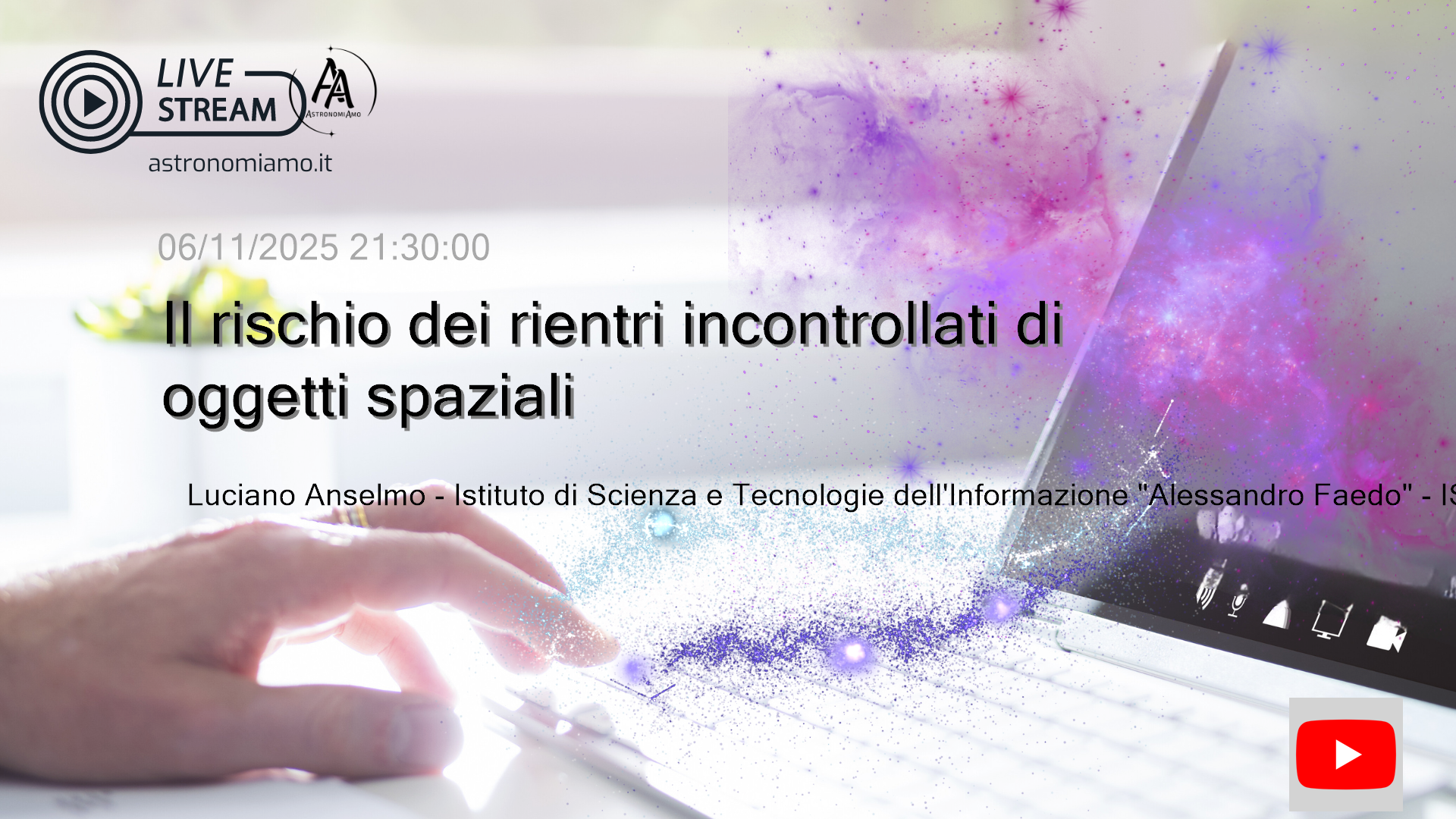 Il rischio dei rientri incontrollati di oggetti spaziali