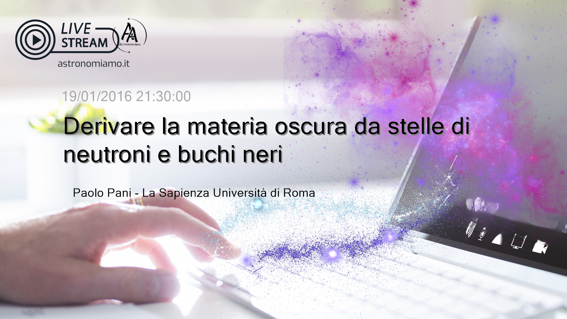 Derivare la materia oscura da stelle di neutroni e buchi neri