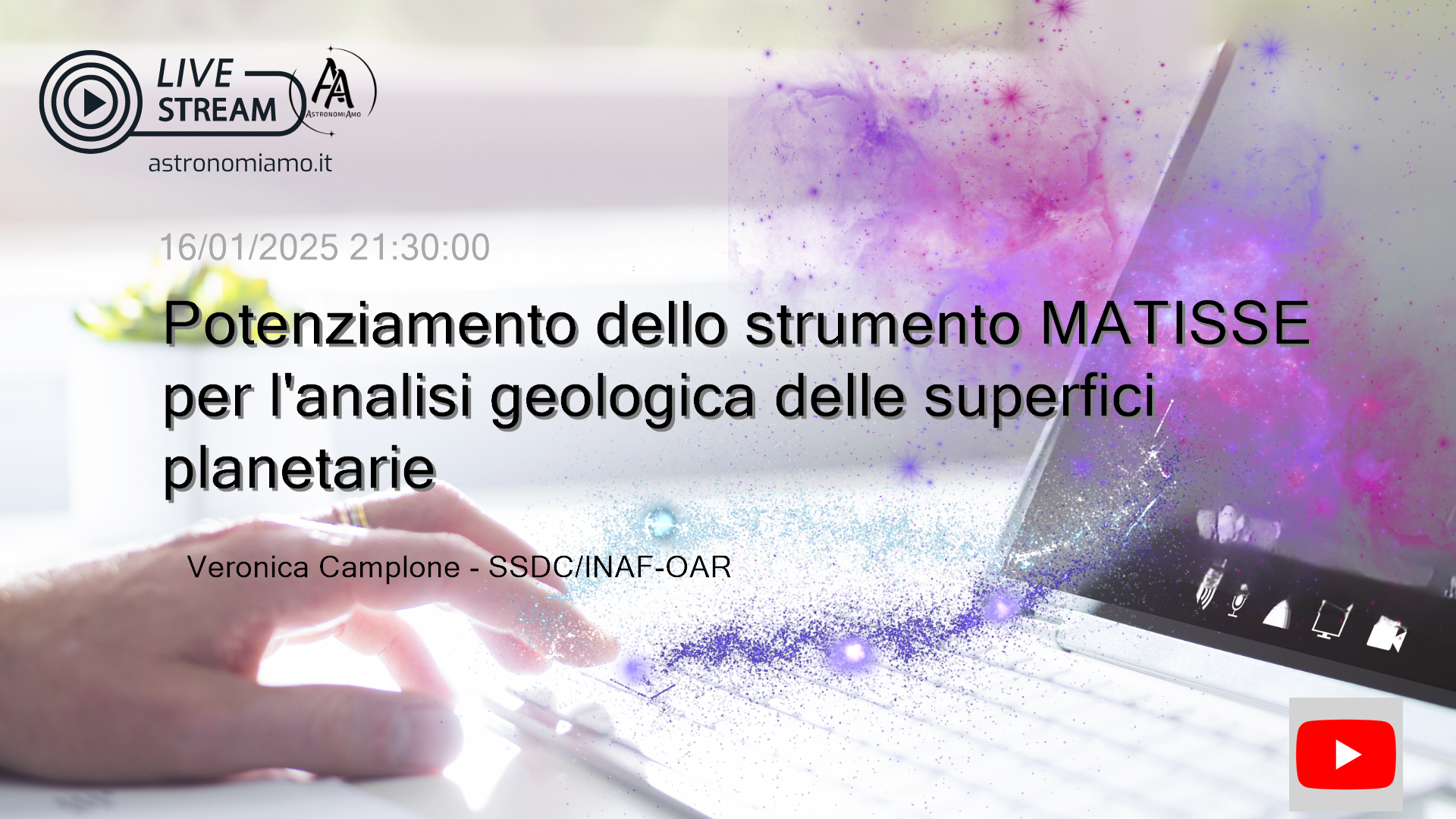 Potenziamento dello strumento MATISSE per l'analisi geologica delle superfici planetarie