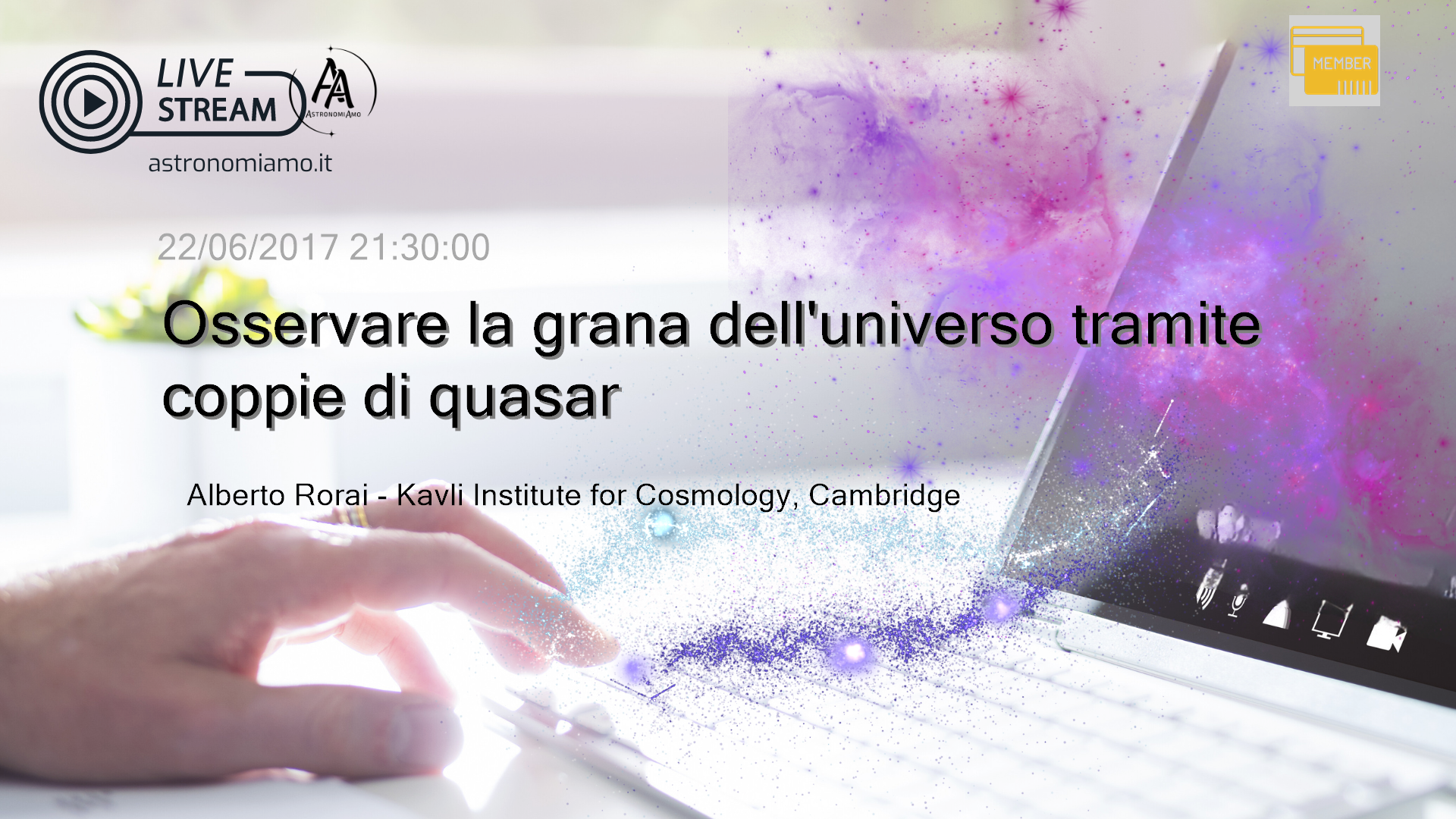 Osservare la grana dell'universo tramite coppie di quasar