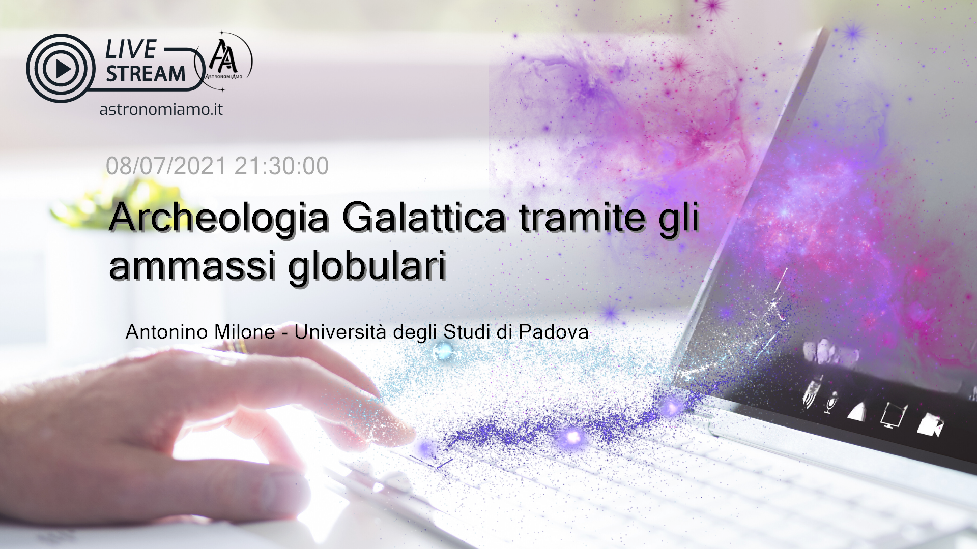 Archeologia Galattica tramite gli ammassi globulari