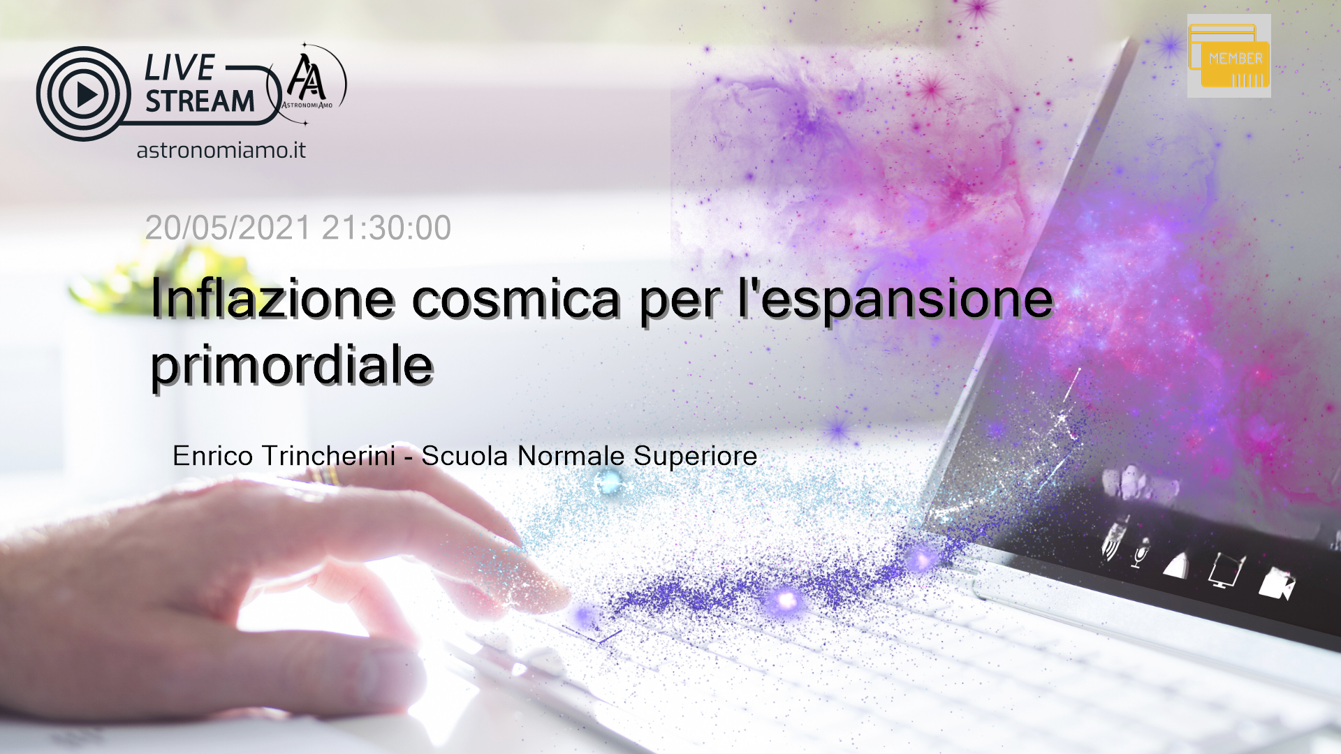 Inflazione cosmica per l'espansione primordiale