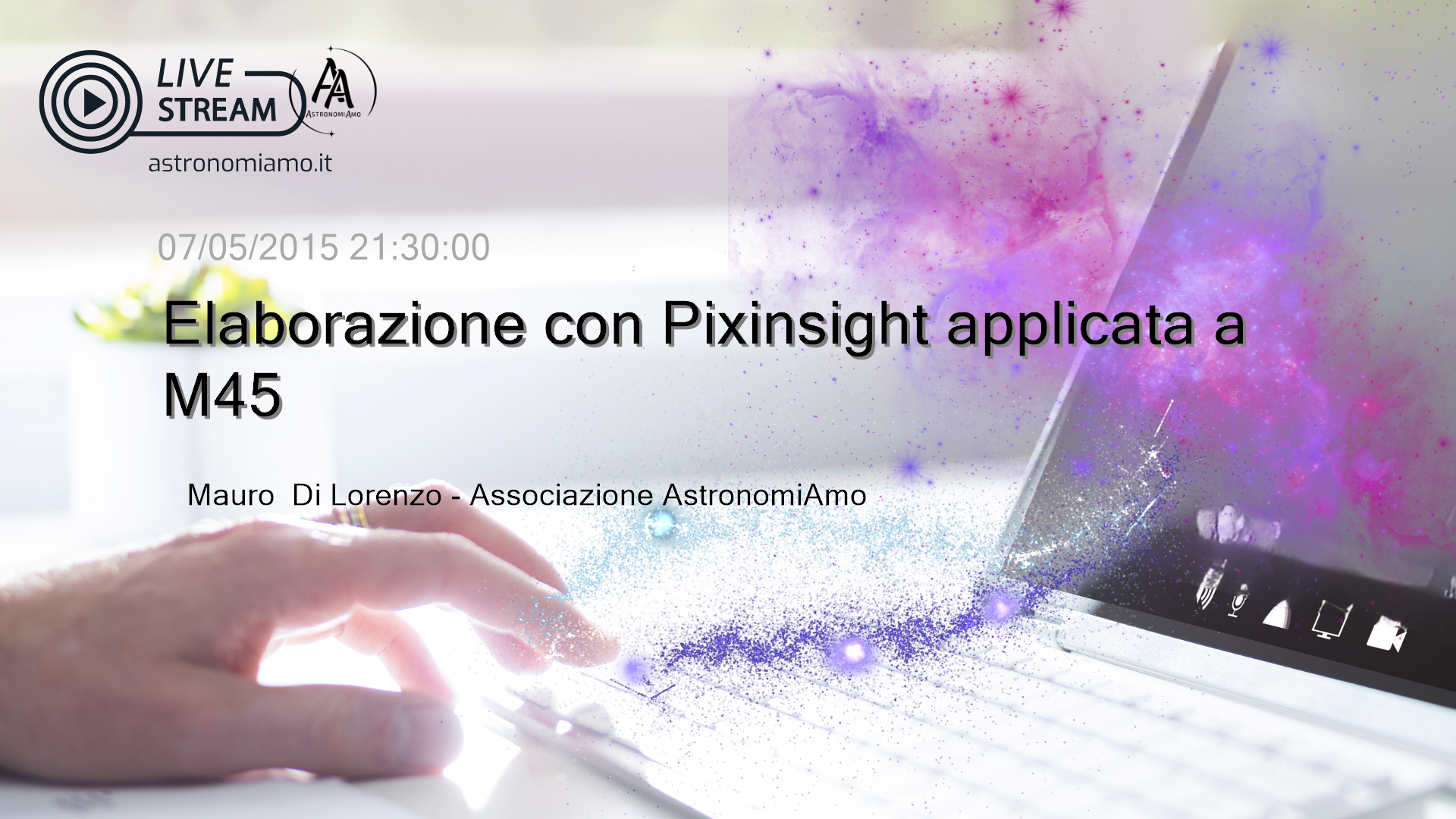 Elaborazione con Pixinsight applicata a M45